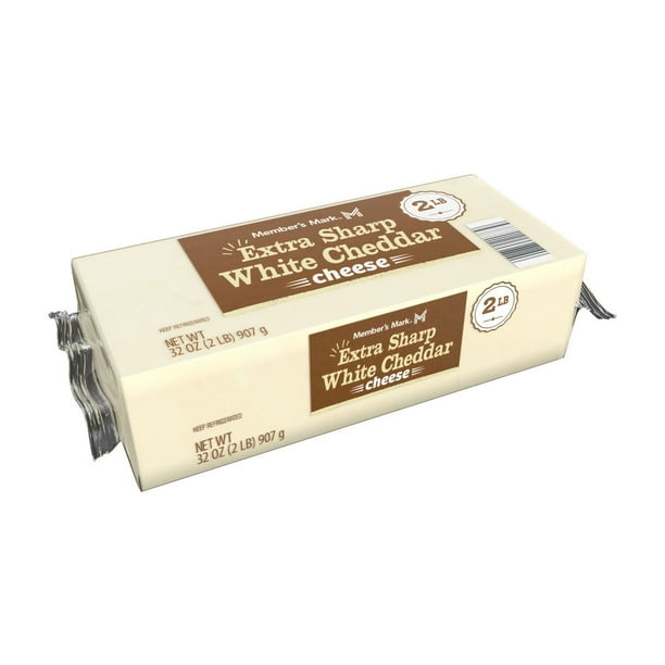 Member's Mark Extra Sharp White Cheddar Cheese 32 oz. - Samsclub.com