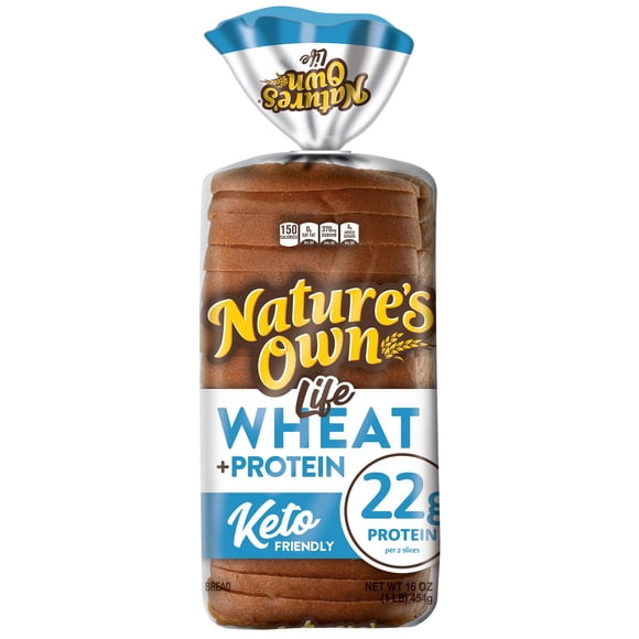 Nature's Own Life Wheat + Protein Bread, 16 oz.