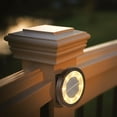 thumbnail image 4 of Member's Mark 6-Piece LED Solar Disc Lights - Oil-Rubbed Bronze, 4 of 8