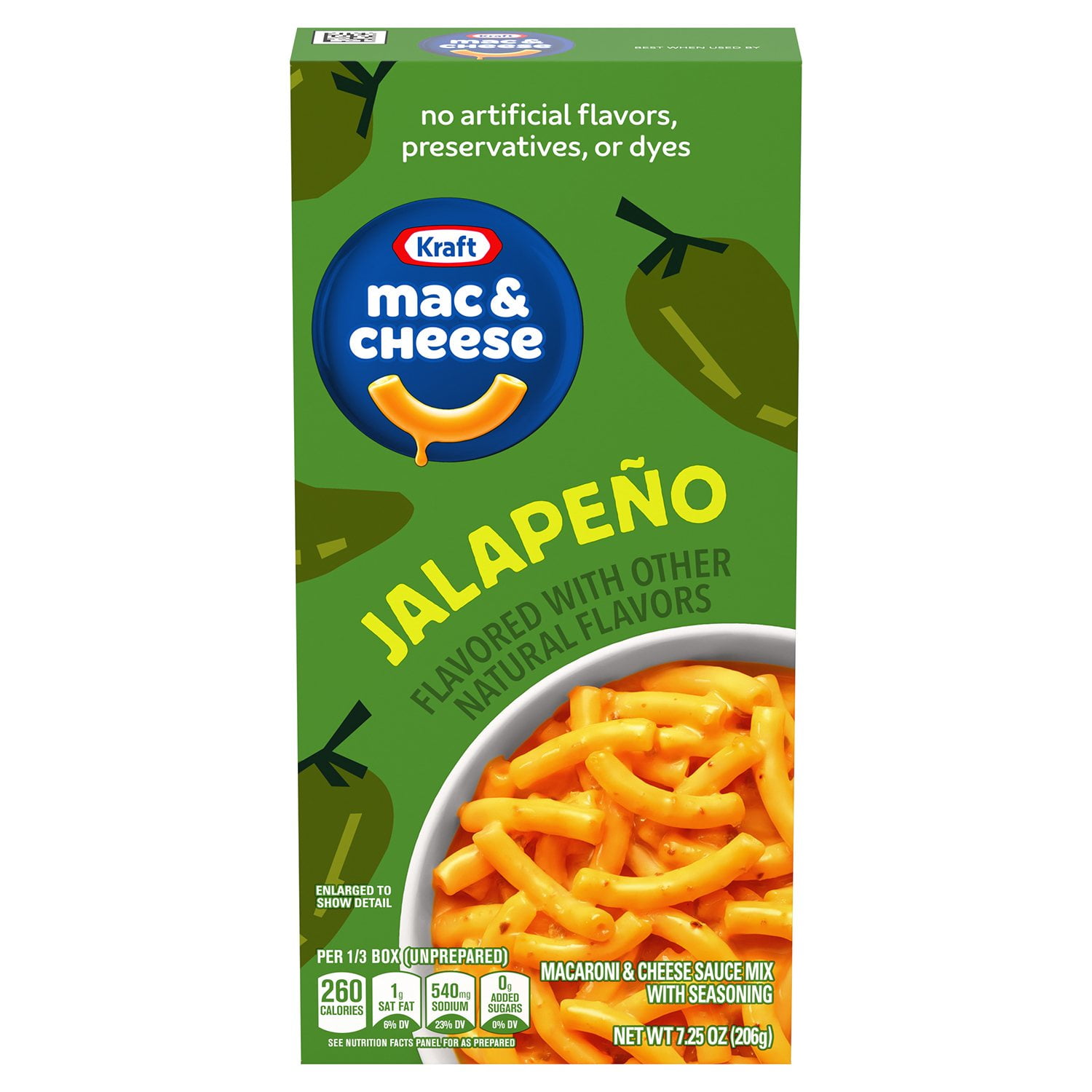Kraft Jalapeno Flavored Mac & Cheese Macaroni & Cheese Dinner