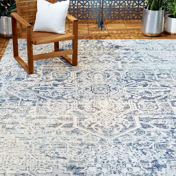 31個 ラクレーム Nicole Miller New York Patio Sofia Fleur Area Rug - Samsclub.com