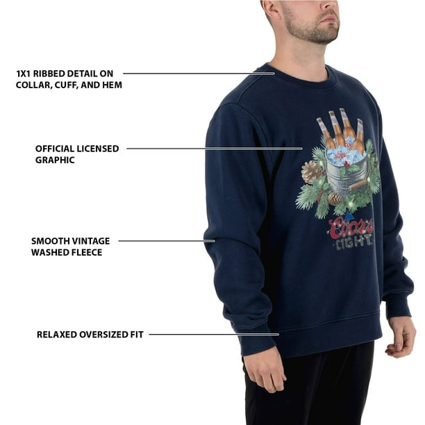 Men's Holiday Crewneck Fleece Sweatshirt - Samsclub.com