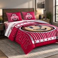 thumbnail image 4 of Logo Brands Ohio State Buckeyes Bed-In-A-Bag Set, 4 of 4