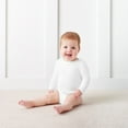 thumbnail image 1 of Member's Mark Baby 5-Pack Long Sleeve White Bodysuit, 1 of 5