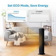 thumbnail image 5 of Midea 1500W 30" Smart Tower Heater with Wi-Fi App and Voice Remote Control, 5 of 9