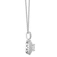 thumbnail image 3 of 1.38 CT. T.W. Cushion Center Diamond Double Halo Pendant in 18K Gold, 3 of 5