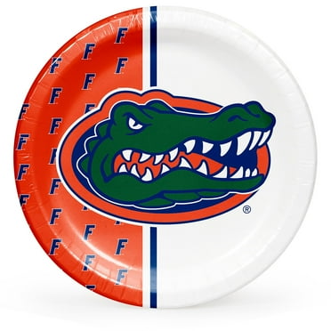 Collegiate Round Paper Plates, 10", 85 ct., Choose Your Team