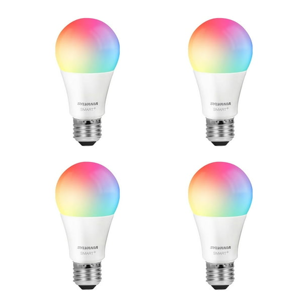 SYLVANIA LED SMART 60W A19 Light Bulb, color changing works with