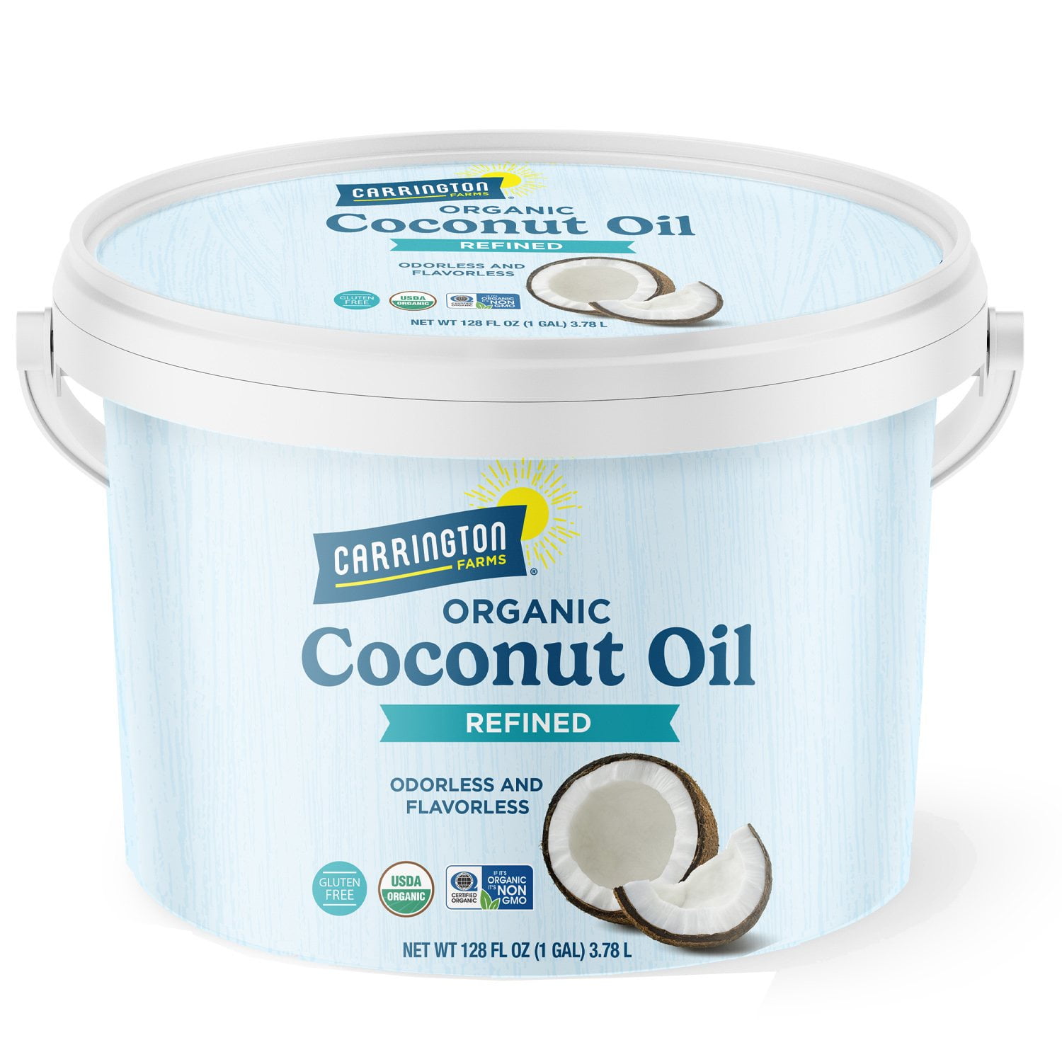 Carrington Farms Refined Coconut Oil, 128 fl. oz. - Samsclub.com