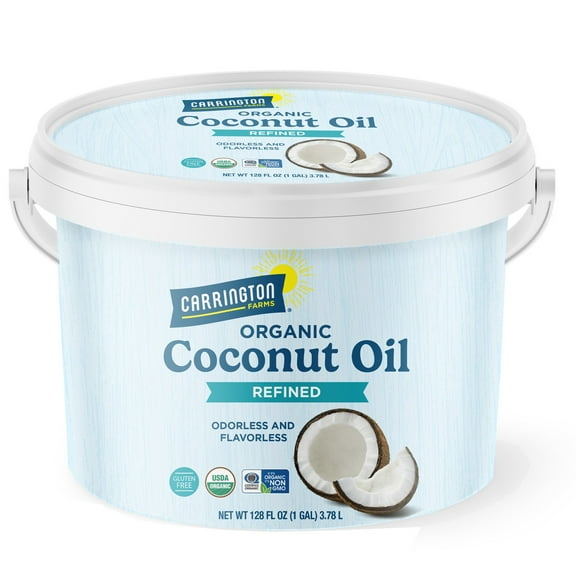 Carrington Farms Refined Coconut Oil, 128 fl. oz.