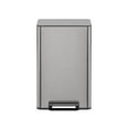 thumbnail image 1 of Simpli-Magic Infinity Edge 50 Liter / 13.2 Gallon Rectangular Step Trash Can, Hands-Free Soft-Close Lid, Premium Fingerprint-Resistant Finish for Kitchen and Recycling, Choose Color, 1 of 6