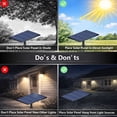 thumbnail image 8 of Deck Impressions Solar Spotlight with Detached Solar Panel, 4-Pack, 8 of 8