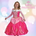 thumbnail image 6 of Disney Aurora Kids Prestige Gown Costume, 6 of 10