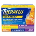 thumbnail image 1 of Theraflu MultiSymptom Severe Cold Relief Medicine/Nighttime Severe Cold and Cough Relief Medicine Powder, 24 ct., 1 of 6