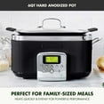 thumbnail image 2 of GreenPan Elite 8-in-1 Programmable 6 Quart Electric Slow Cooker, Ceramic Nonstick (Choose Color), 2 of 8
