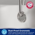 thumbnail image 5 of Arm & Hammer™ Waterproof Fabric Shower Curtain/Liner, 70"x72", 5 of 9