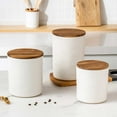 thumbnail image 5 of Member's Mark 4-piece Canister With Acacia Wood Lid Set, 5 of 11