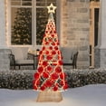 thumbnail interactive-video image 1 of Member’s Mark 7’ Pre-Lit Decorative Ornament Tree, Assorted Colors, 1 of 4