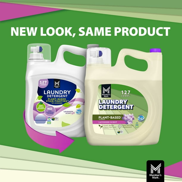 Member's Mark Plant Based Liquid Laundry Detergent, Lavender, 127