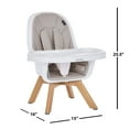 thumbnail image 7 of Evolur Multifunctional Zoodle High Chair, Choose Color, 7 of 13