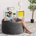 thumbnail image 4 of Comfy Sacks Kids 3’ Memory Foam Bean Bag Chair, Choose Color, 4 of 6