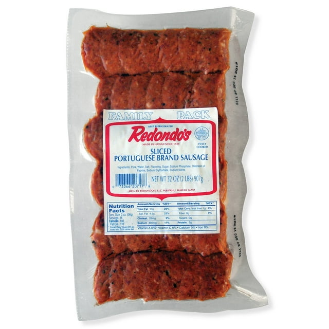 Redondo's Sliced Portuguese Sausage, 2 lbs.
