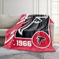 thumbnail image 2 of Logo Brands Atlanta Falcons 60"x70" Super Plush Blanket, 2 of 6