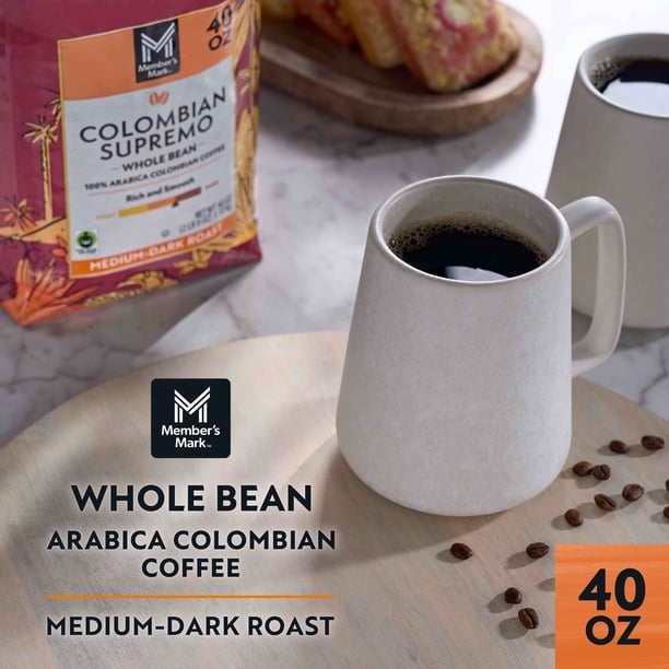 Member's Mark Medium-Dark Roast Whole Bean Coffee, Colombian