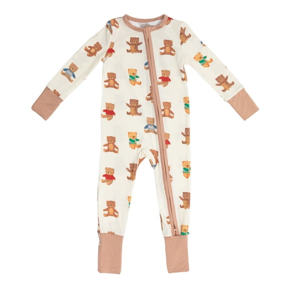 Angel Dear Baby Boys Convertible Zipper Romper
