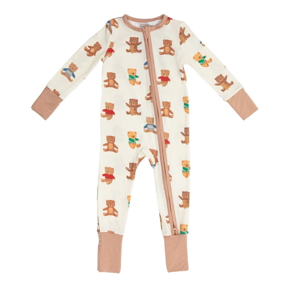 Angel Dear Baby Boys Convertible Zipper Romper