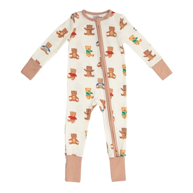 Angel Dear Baby Boys Convertible Zipper Romper