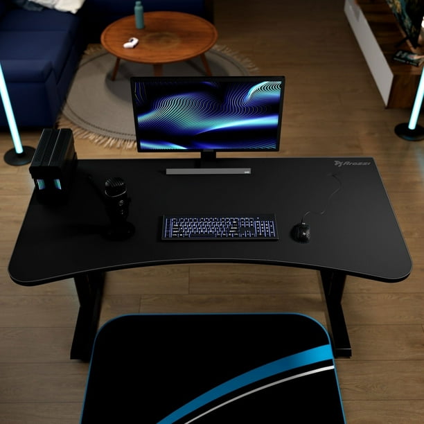 Arozzi Arena Ultrawide Curved Special Edition Gaming Desk, Dark