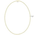 thumbnail image 5 of Criss Cross Diamond Cut Sparkle Chain Necklace in 14K Gold, 5 of 12
