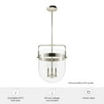 thumbnail image 5 of Hunter Karloff with Clear Glass Pendant Ceiling Light Fixture, 5 of 7