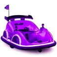 thumbnail image 1 of Flybar 12V Racer Glow Bumper Car, 1 of 9