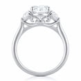 thumbnail image 4 of 2.46 CT.T.W. Moval & Half Moon Cut Lab Created Diamond Ring in 18K Gold, 4 of 13