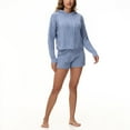 thumbnail image 5 of 525 Women's 2-Piece Hoodie and Short Pajama Set, 5 of 8