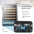 thumbnail image 9 of Lanbo 24 Inch 51 Bottle Wine Cooler Fridge, 9 of 15