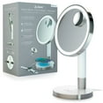thumbnail image 1 of Atomi 9" LED Vanity Mirror with Qi Wireless Charging, 1 of 8