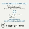 thumbnail image 3 of Member's Mark Total Protection Incontinence Underwear for Men and Women, Size XXL, 48 ct., 3 of 8