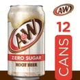 thumbnail image 4 of A&W Zero Sugar Root Beer Soda 12 fl. oz., 12 pk., 4 of 12