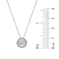 thumbnail image 3 of 0.95 C.T.T.W. Lab Created Round Diamond Pendant in 14K Gold, 3 of 4