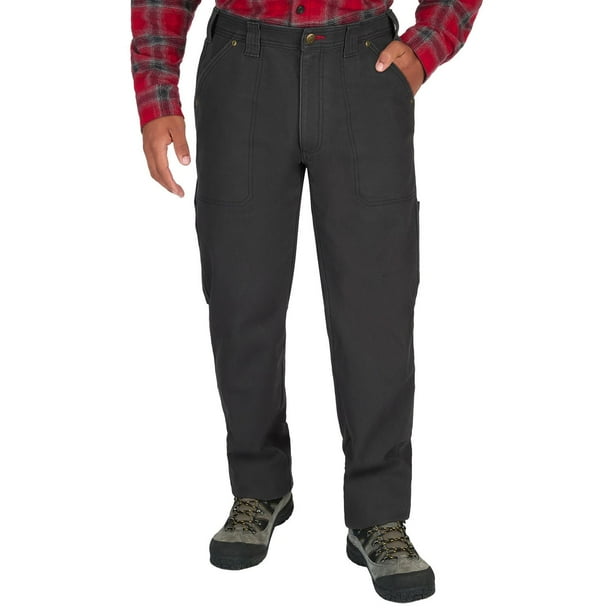 mens fleece lined dress pants Wyobmus Men's Fleece Lined Dress Pants Casual Business Affair Warm Suit Trousers Daily Elastic Waist Full Length Pants Black