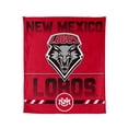 thumbnail image 1 of Logo Brands New Mexico Lobos 60"x70" Super Plush Blanket, 1 of 1