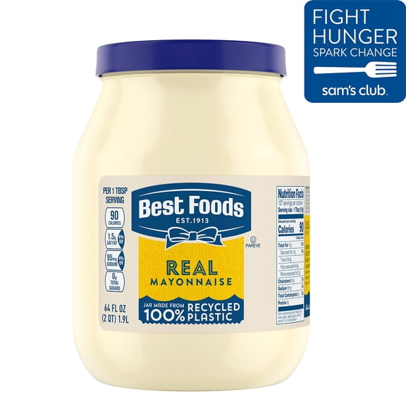 Best Foods Real Mayonnaise, 64 fl. oz.