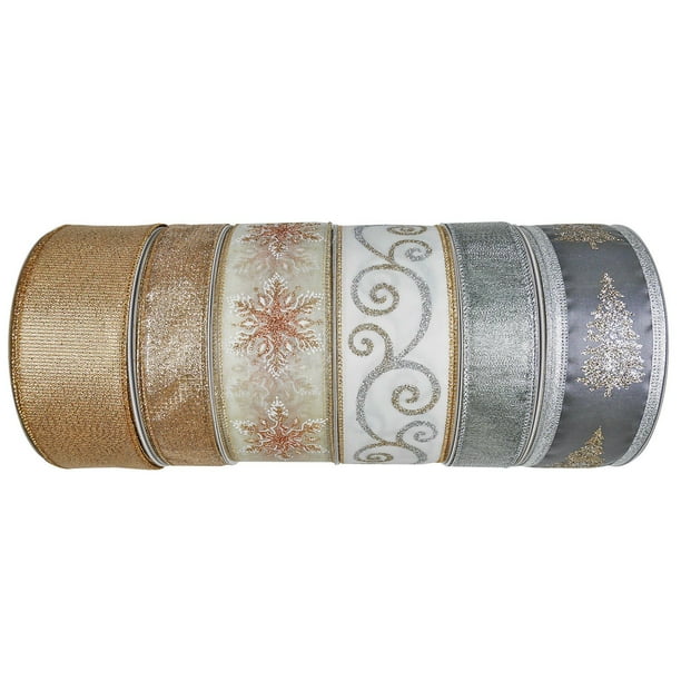Member's Mark Premium Wired Holiday Ribbon, 6 pk. - Samsclub.com