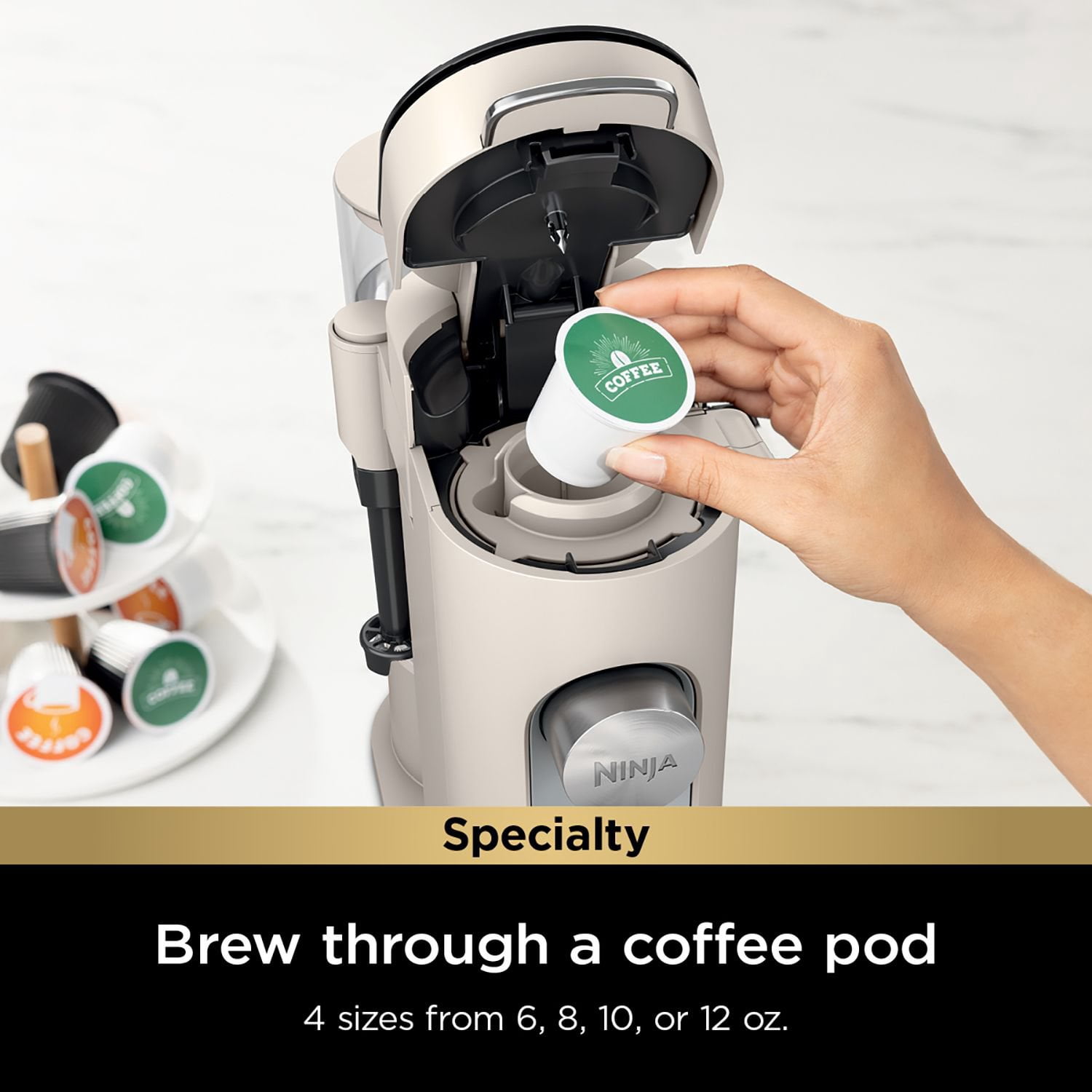 Ninja® Single-Serve Pods & Grounds Specialty XL Coffee Maker