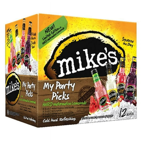 Mike's Hard Lemonade Variety Pack, 11.2 fl. oz. bottle, 12 pk.