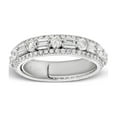 thumbnail image 1 of 2.25 C.T. TW Baguette and Round Cut Diamond Eternity Band in 14K Gold, 1 of 6
