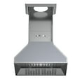 thumbnail image 2 of Forno Orvieto Wall Mount Range Hood In Stainless-Steel with Baffle Filters & Chimney, 2 of 4